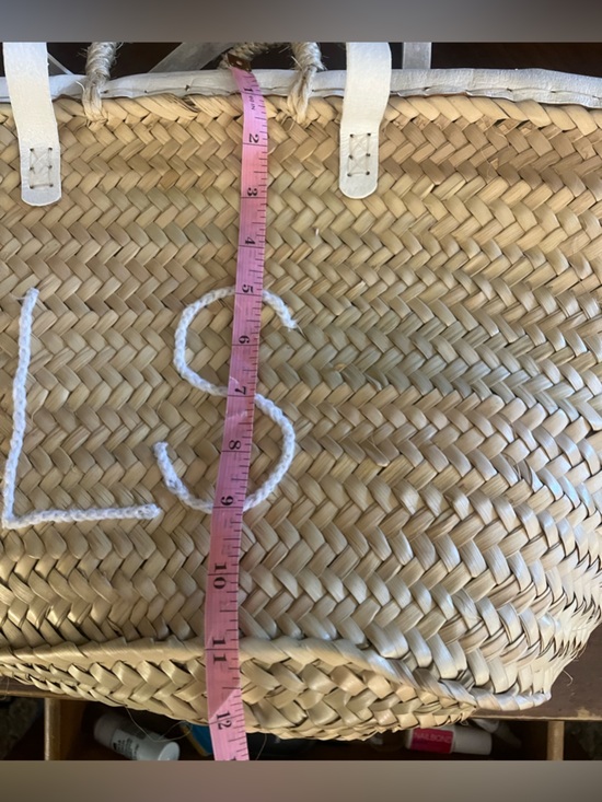 Paris London Dubai New York Straw Tote-Colores Collective Market Bskt - Picture 5 of 7